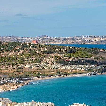 Clifftop Modern Apartment Mellieħa Exterior foto