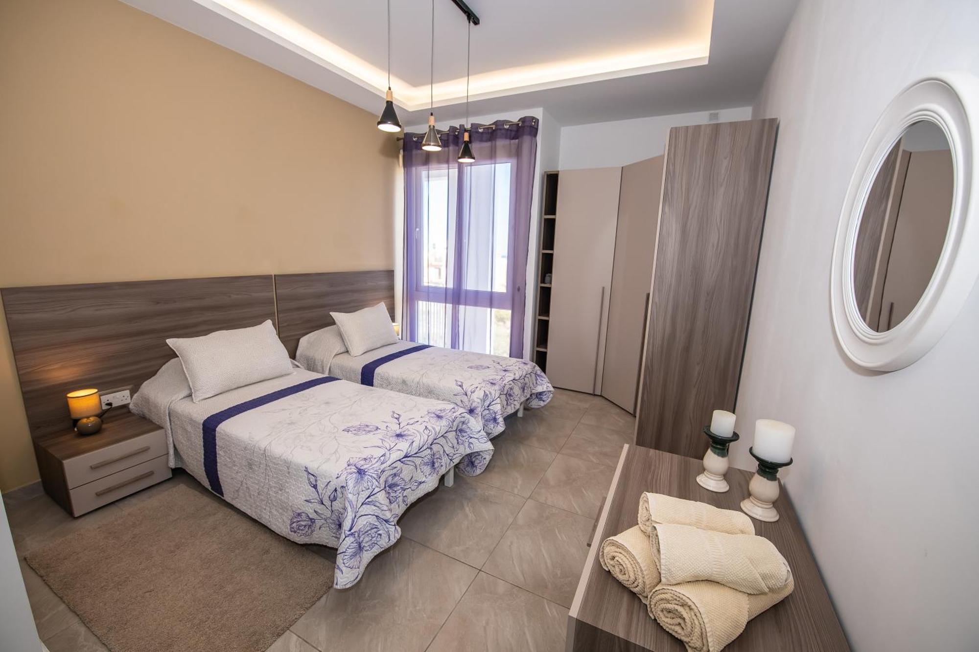 Clifftop Modern Apartment Mellieħa Exterior foto