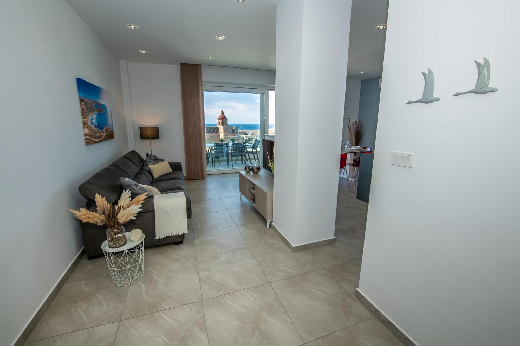 Clifftop Modern Apartment Mellieħa Exterior foto