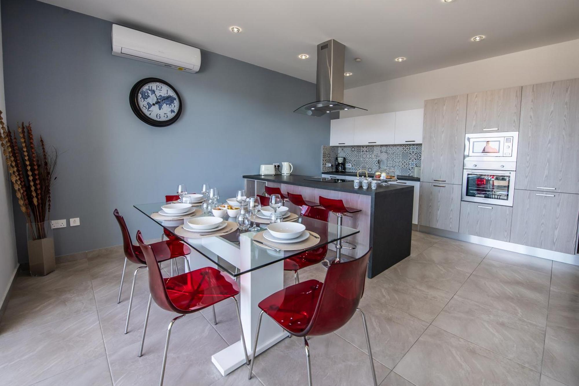 Clifftop Modern Apartment Mellieħa Exterior foto